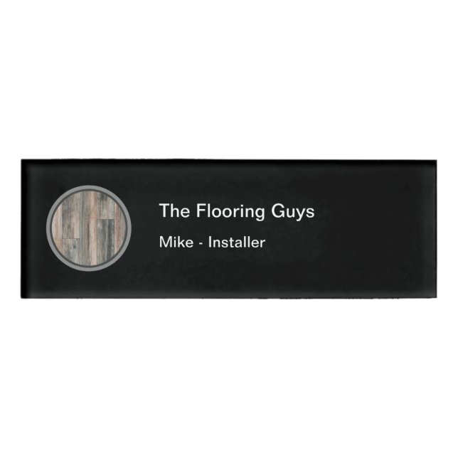 Flooring Professional Staff Name Tags (Front)