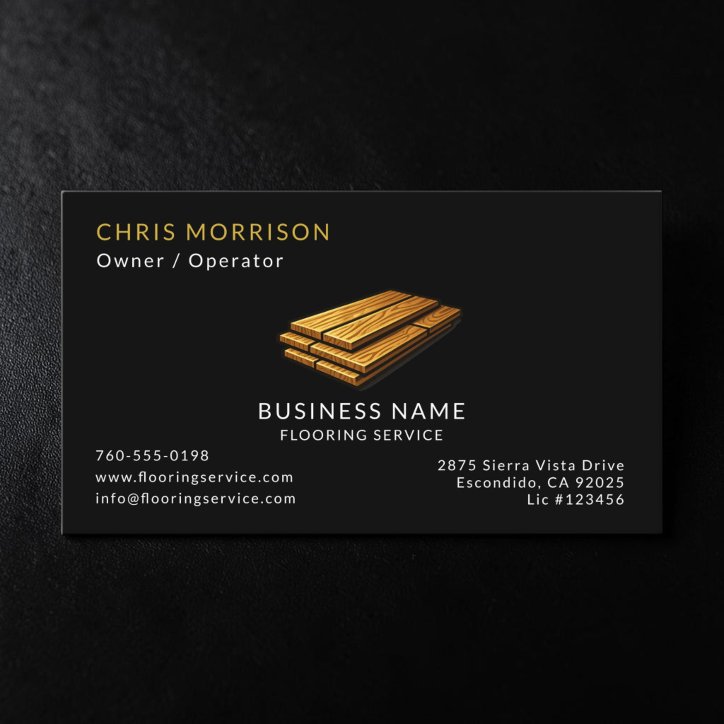 Flooring Service Business Card