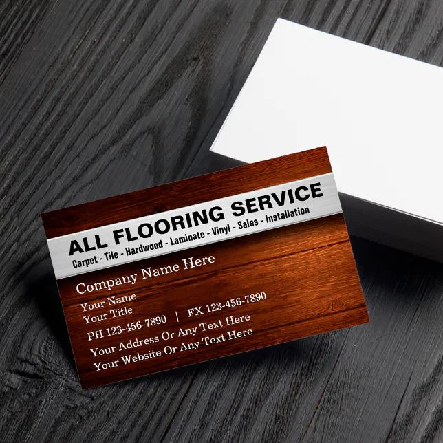 Flooring Services Business Cards | Zazzle