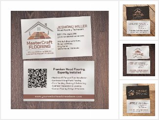 Flooring Services Business Cards 