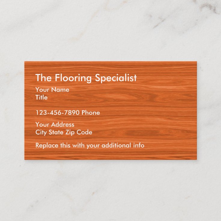 Flooring Wood Background Business Cards | Zazzle