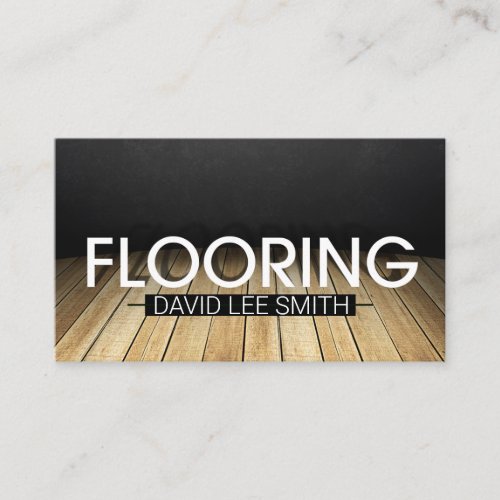 Flooring Wood specialist Business Card