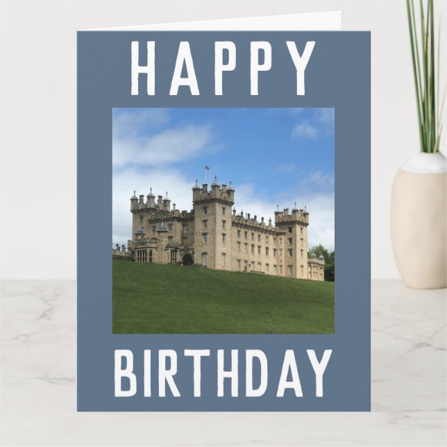 Floors Castle, Kelso, Scotland Card (Front)