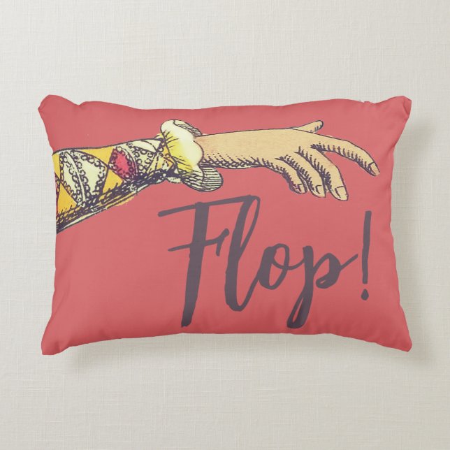 Flop Down Manicule Accent Pillow (Front)