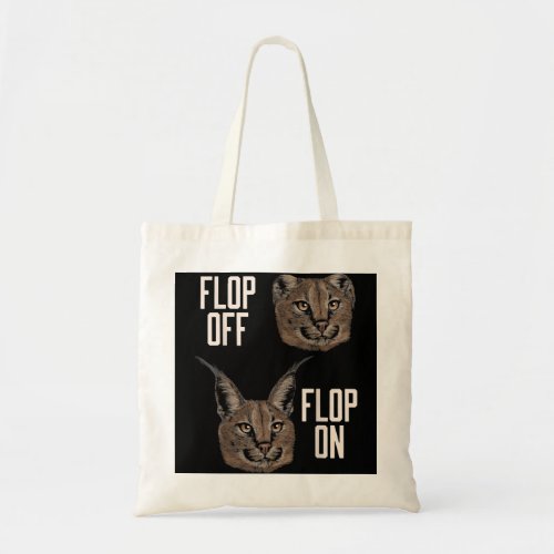 Flop Off Flop Off Caracal Cat Big Floppa Tote Bag