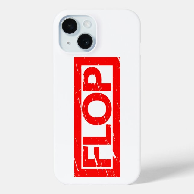 Flop Stamp Case-Mate iPhone Case (Back)