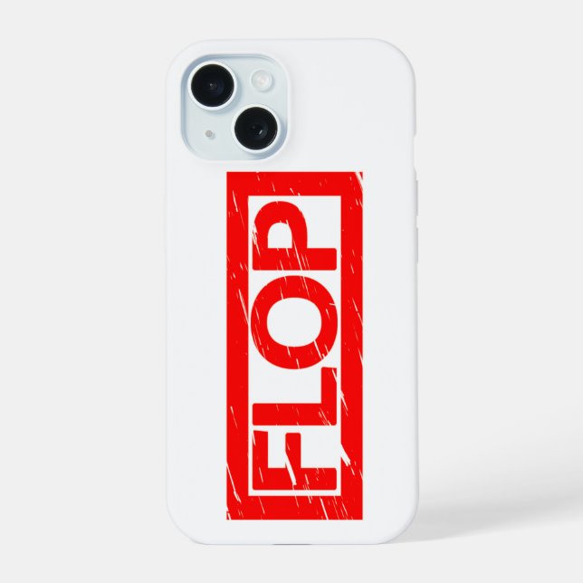 Flop Stamp Iphone Case (Back)