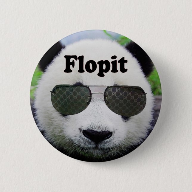 Flopit Button(Panda) Button (Front)