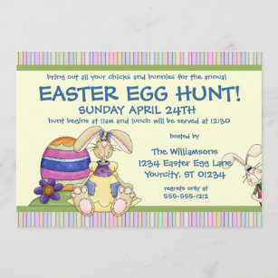 Easter Egg Hunt Invitations Zazzle - roblox egg hunt invitations