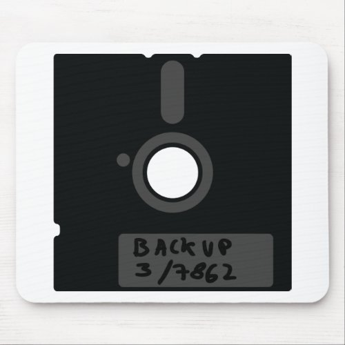 Floppy Disc Backup Mouse Pad