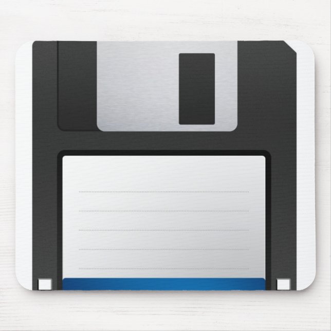 floppy disk computer mouse pad (Front)