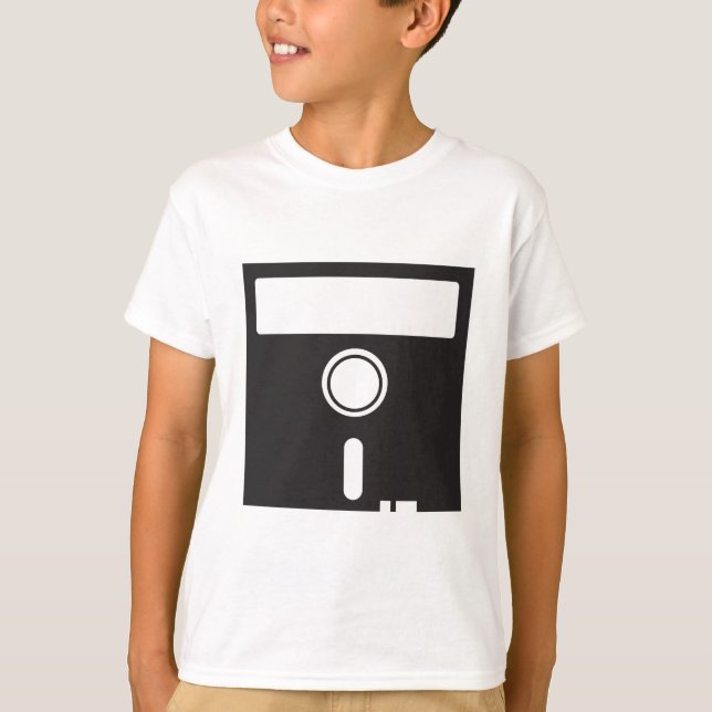 Floppy disk disk for old skool computer T-Shirt (Front)