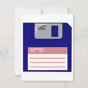 Floppy Disk Invitations