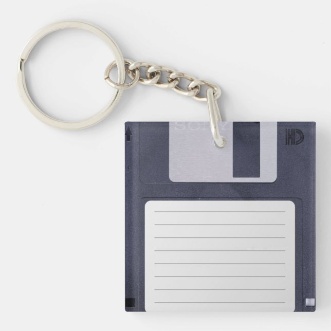 floppy disk keychain (Front)