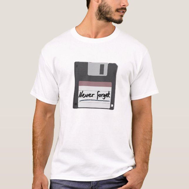 Floppy Disk Nostalgia T-Shirt (Front)