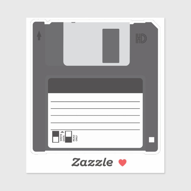 Floppy Disk Sticker (Sheet)