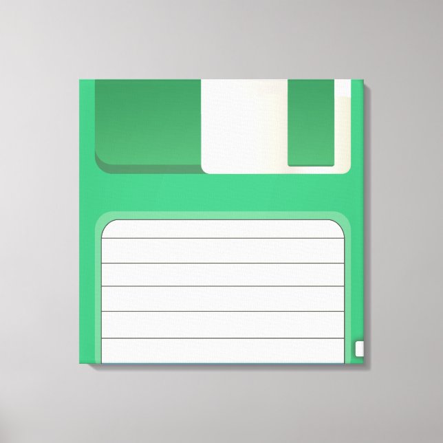 Floppy Disks Canvas Print (Front)