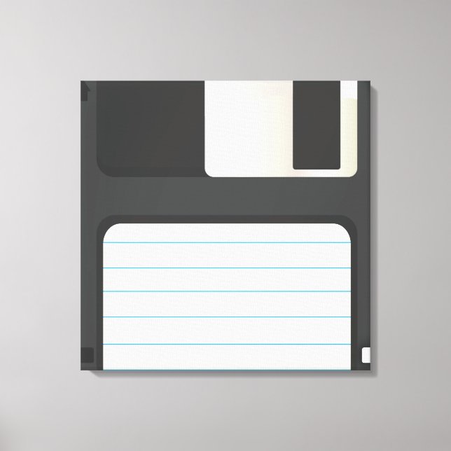 Floppy Disks Canvas Print (Front)