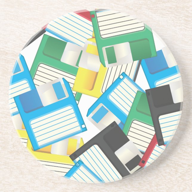 Floppy Disks Coaster (Front)