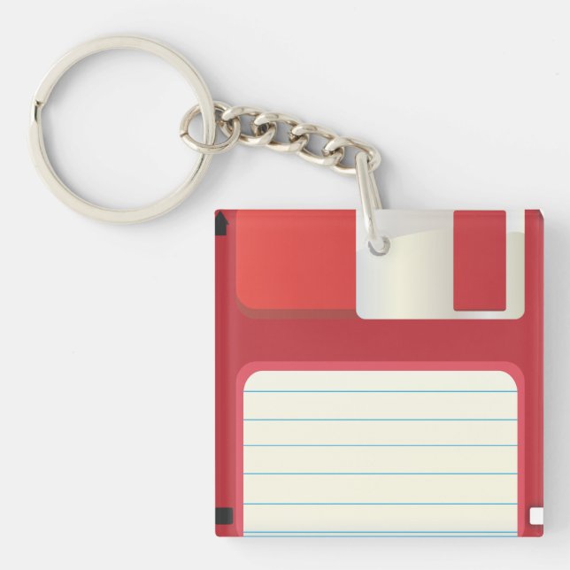 Floppy Disks Keychain (Front)
