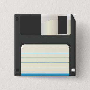 Floppy Disks Pinback Button