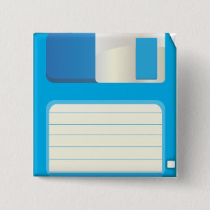 Floppy Disks Pinback Button