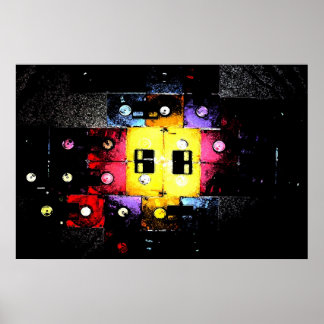 Floppy Mosaic Poster