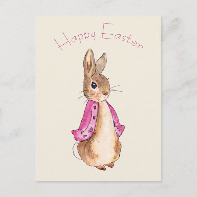 Flopsy Beatrix Potter the Easter bunny rabbit Postcard (Front)