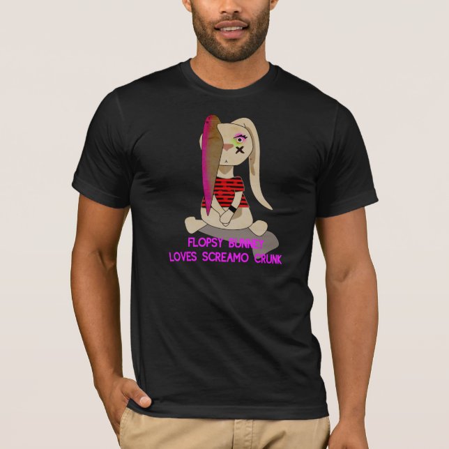 Flopsy Bunney - Emo T-Shirt (Front)