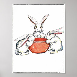 Flopsy, Mopsy and Cotton Tail Poster