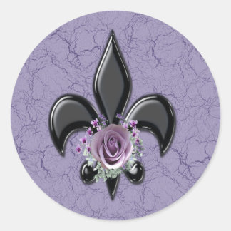 Flor De Les 99 Classic Round Sticker