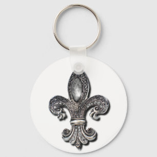 Flor De Lis Fleur De Lis symbol new orleans Keychain