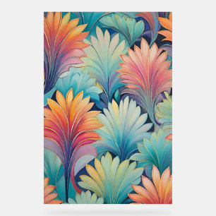 Flora 1 Floral Pastel Acrylic Sign