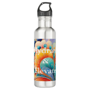 Flora 3 Floral Pastel Water Bottle Type 1