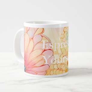 Flora 5 Floral Pastel Specialty Mug