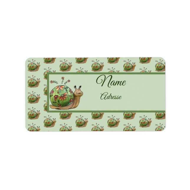 flora address label (Front)