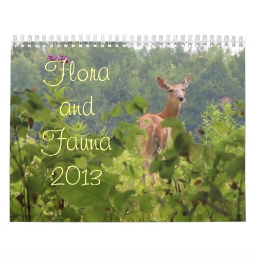 Flora and Fauna 2013 Calendar