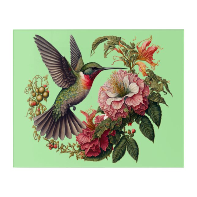 flora and fauna acrylic print (Front)