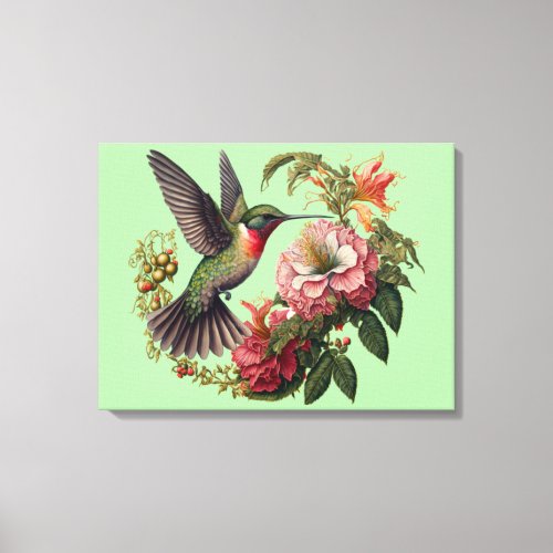 flora and fauna canvas print