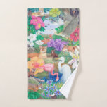 Flora And Fauna Hand Towel at Zazzle