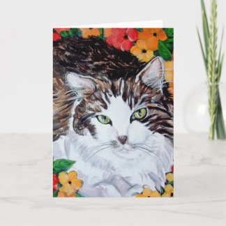 Flora and Feline Card