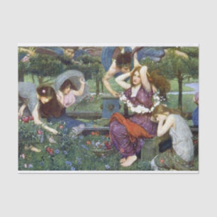 Flora and the Zephyrs, by John William Waterhouse Tissue Paper