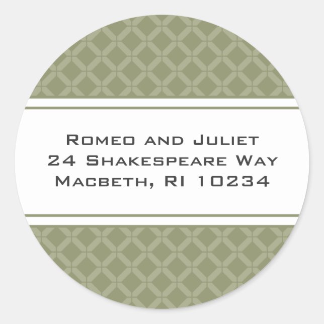 Flora Bee Address Label (Front)