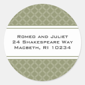 Flora Bee Address Label