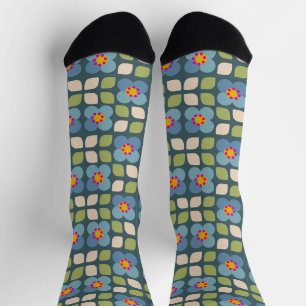 FLORA BLUSH - Sustainable Funny Floral Socks