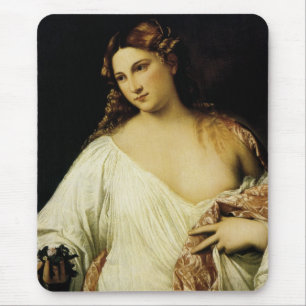 Flora, by Titian Mouse Pad