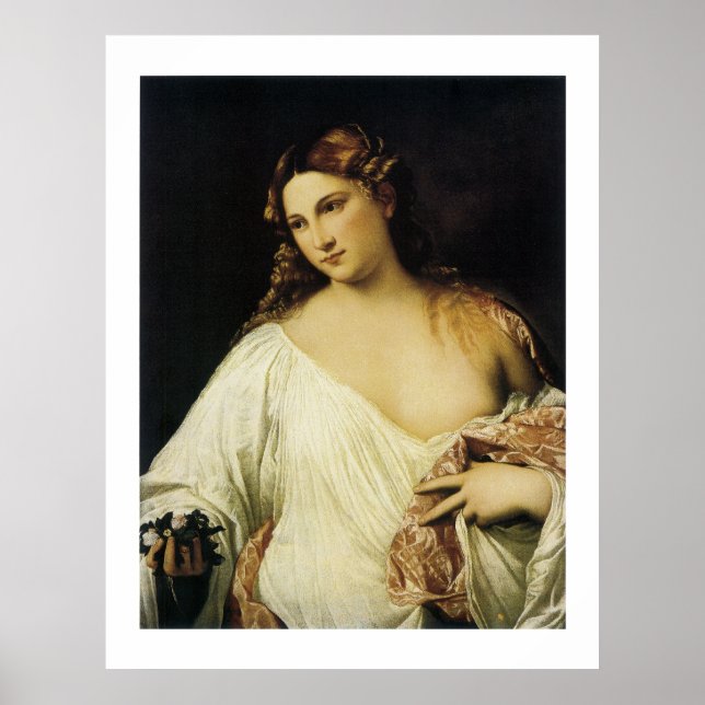 Flora, by Titian Poster (Front)