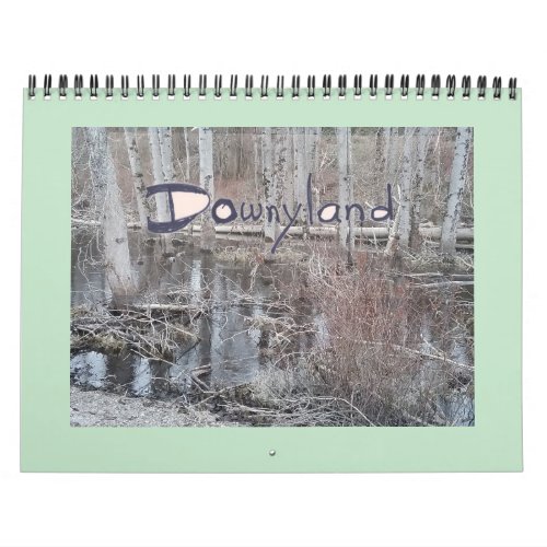 Flora  Fauna Downyland Neighborhood Calendar