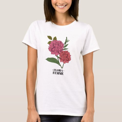 Flora Femme women botanists T_Shirt