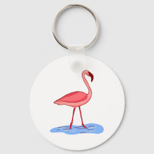 Flora Flamingo Keychain